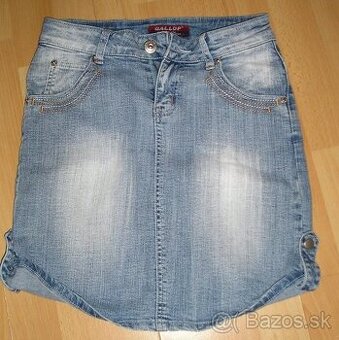 džínsova minisukňa, XS