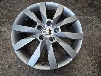 5x112 r17 ET48 x 6J elektróny originál ŠKODA