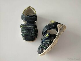 Celokožené detské sandále, veľkosť 21