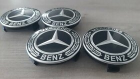 Mercedes Benz 75mm stredové krytky kolies - 1