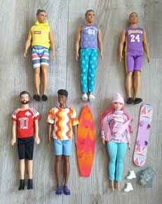 Nová bábika Barbie,Daisy,Ken, zimné e letné športy
