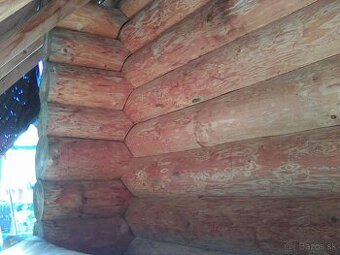 Dom - ZRUB pre bývanie dvoch osôb 5x5m, dvojposchodový