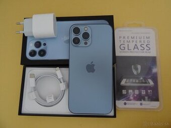 iPhone 13 PRO MAX 256GB BLUE - ZÁRUKA 1 ROK - 100% BATERIA
