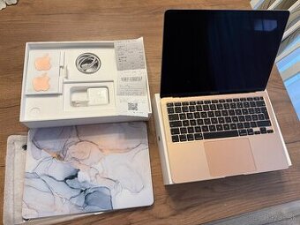 MacBook Air 13” Retina 2020 Rosegold - komplet príslušenstvo