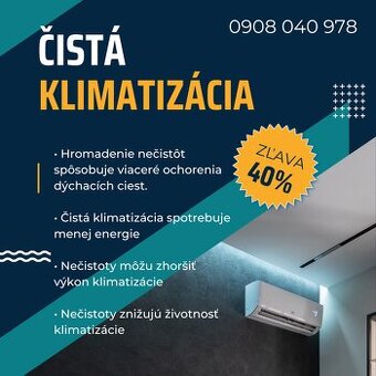 Hĺbkové Čistenie Klimatizácie