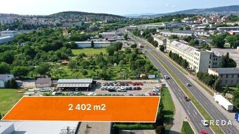 CREDA | predaj pozemok na hlavnom ťahu, Nitra, Novozámocká u