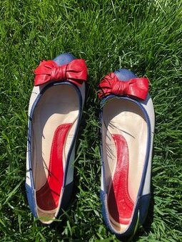 kožene balerinky vel 37