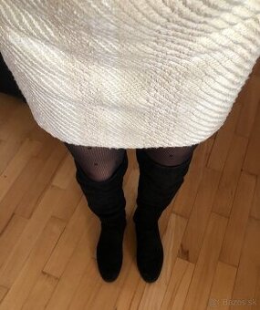 ————————Krémová sukňa H&M, S/36, 5 E——————-