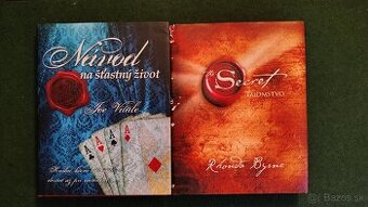 Motivačná literatúra Joe Vitale a Rhonda Byrne.