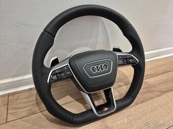 KOZENY VOLANT AUDI ZREZANY S PADLAMI A AIRBAGOM