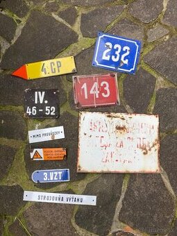 Predám staré kovové tabuľky - 1