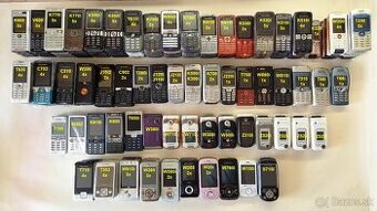 SONY ERICSSON ZBIERKA Rôzne Druhy 160ks