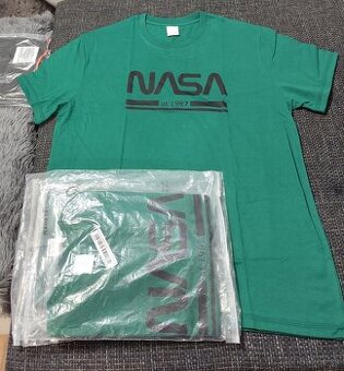 Nové bavlnené tričká s nápisom NASA