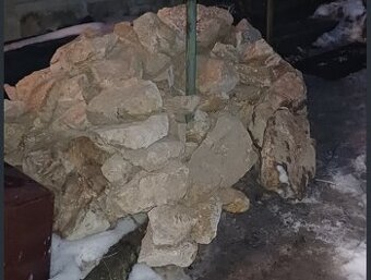 stavebný kameň aj na na skalku Travertín