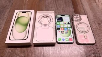 Vymenim 2x iPhone 15 128gb - green (zeleny) a black (cierny)