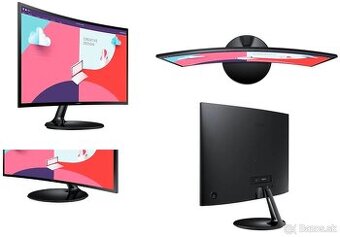 Nový zakrivený monitor LS24C360EAUXEN