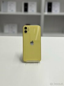 Apple iPhone 11 128GB Yellow / 100% ZDRAVIE, ZÁRUKA 1 ROK