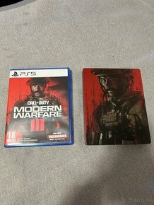 Predám PS5 Call of duty Modern Warfare 3 MW3 so steelboom