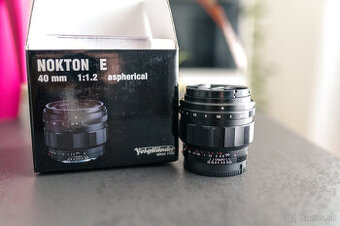Predam Voigtlander 40mm f1.2 pre Sony E