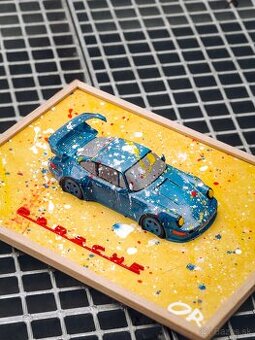 Obraz na stenu 3D Porsche 911 ART
