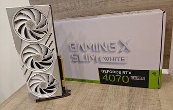 MSI GeForce RTX 4070 SUPER GAMING X SLIM WHITE
