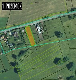 Na predaj dva stavebné pozemky v obci Klokoč