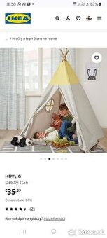 IKEA hovlig stan detský