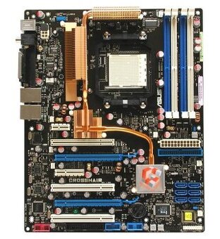 AMD athlon 64 5400+, zakl. doska Asus am2 croshair, pamať dd