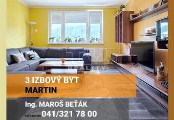 PRIPRAVUJEME: Na predaj 3-izbový byt Martin - Priekopa