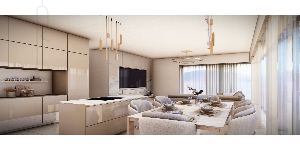 Posledný 4 izbový byt s panoramatickým výhľadom v projekte B