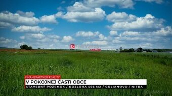 Stavebný pozemok 566 m², Golianovo, Nitra