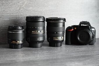 Nikon D5600 s obj 15-55 top stav