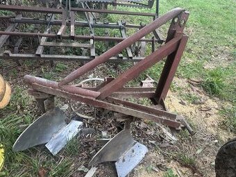 Predám pluh za traktor – dvojak, domáca výroba