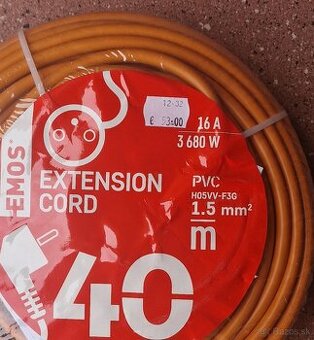 Emos P01140 predlžovacia kabel