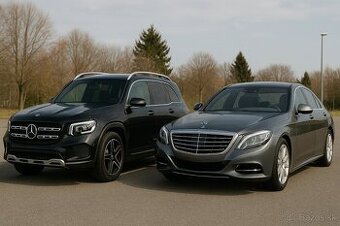 PRENÁJOM – Mercedes GLB & Mercedes S-Class