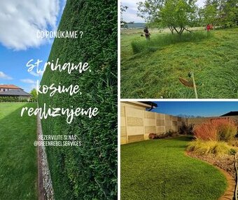 vertikutacia, rotavatorovanie, rylovanie, strihanie