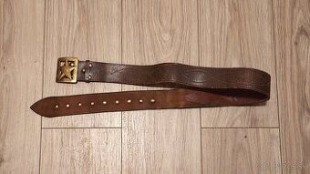 Opasok. Dôstojník. Armáda. ZSSR. Rusko. originál. koža.