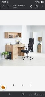 Písací stôl a polica Vedde