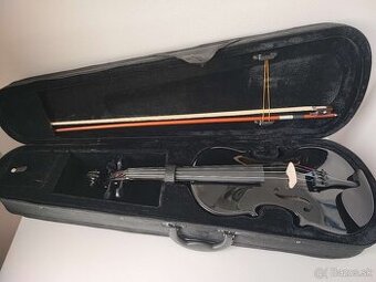 Gear4music Študentské Husle, čierne, 4/4