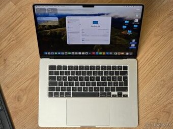 Apple MacBook Air 15" M3 hviezdne biely
