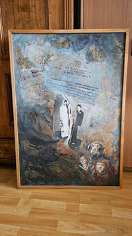 obraz Ľubomír Rapoš, Nedokončené, 102x72 cm