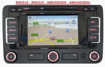 RNS315 a AMUNDSEN+ s BLUETOOTH, RCD510 EU verzia