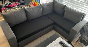 Rohový rozkladací gauč