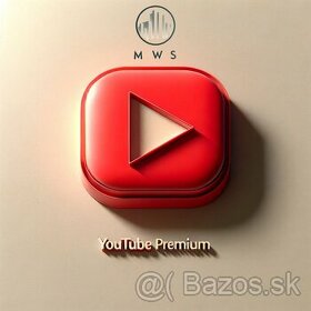 Oficiálne predplatné Youtube Premium / mesačná platba