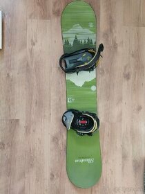 Snowboard+topánky - 1