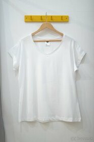 kvalitné biele tričko 2XL