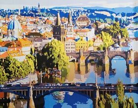 Praha ručne maľovaná