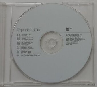 Depeche Mode UK CD Promo The Singles 81-85