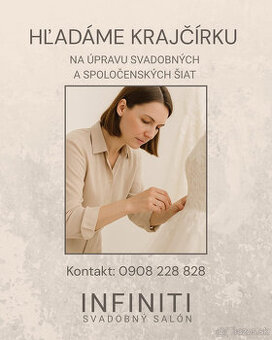Krajčírka v svadobnom salóne