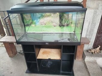 Predám akvárium 100x50x40cm plus podstavec Zn deversa